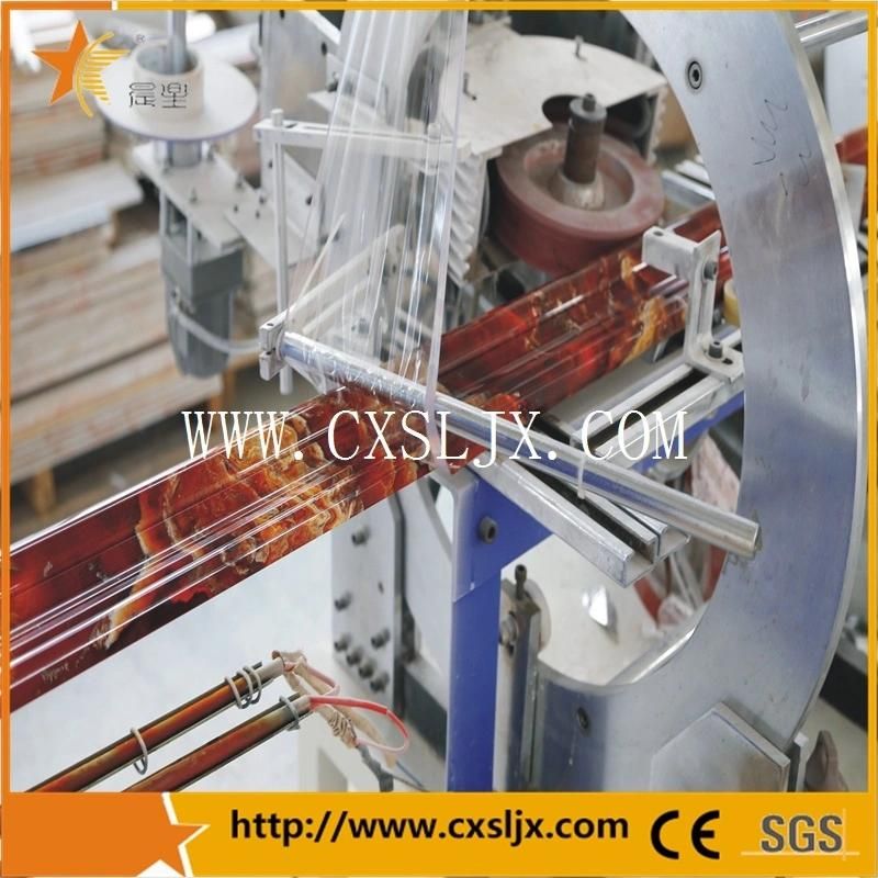 S022 Plastic Stone PVC Artificial Marble Border Profile Production Line