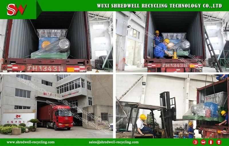 Used Tire Crushing Equipment for Waste Car/Truck Tyre Recycling