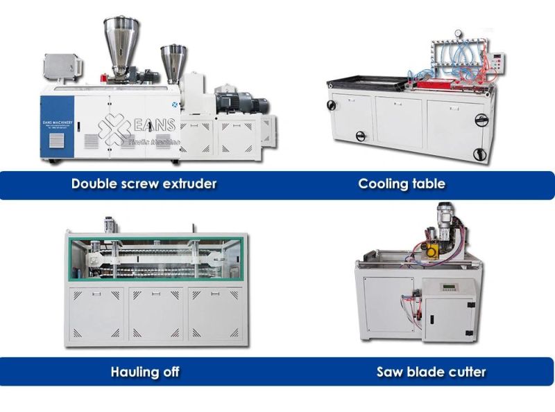 PVC Wall Panel Double Screw Extruder / Making Machine / Manufacturer