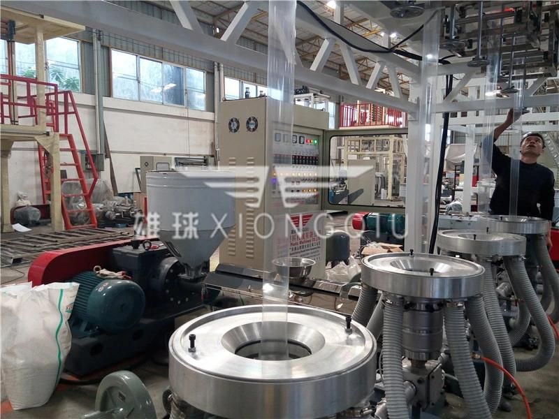 Single Screw Four Die Head Film Blowing Machine