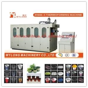 Pet Clear Drinking Cup Thermoforming Machine