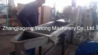 Yatong PP PE Crushed Flakes Recycling Pelletizing Machine with Force Feeding