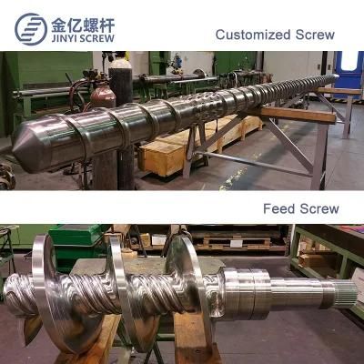 Htf800/Ma800 Injection Molding Machine Screw and Barrel with Bimetallic