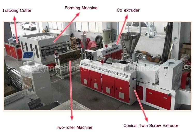 PVC Glazed Roof Sheet Making Machine Extruder Machine