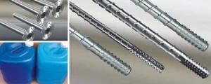 Screw and Barrel for Blowing Moulding Machines