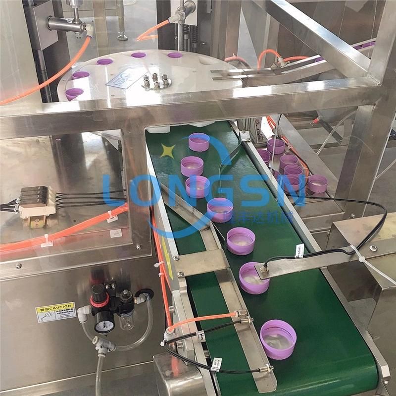 Automatic Plastic Lid Bottle Cover Cap Lining Wadding Assembly Machine