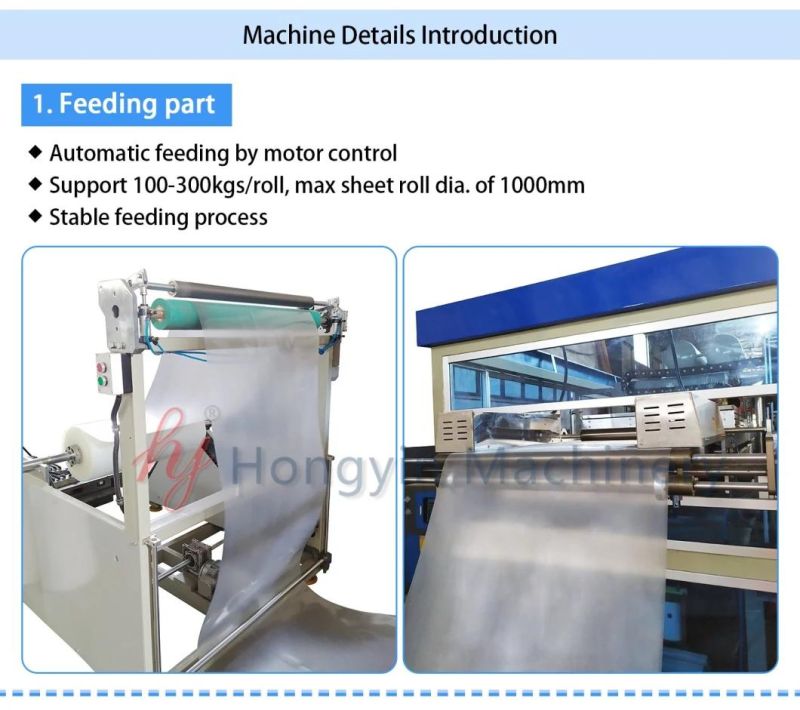 Three Station in-Mould Cutting Cup Lid Thermoforming Machine with Preheater