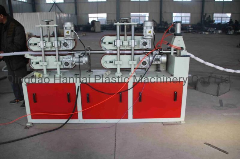 Plastic PVC/PP/PE Single Wall Corrugated Pipe Manufacture Machinery