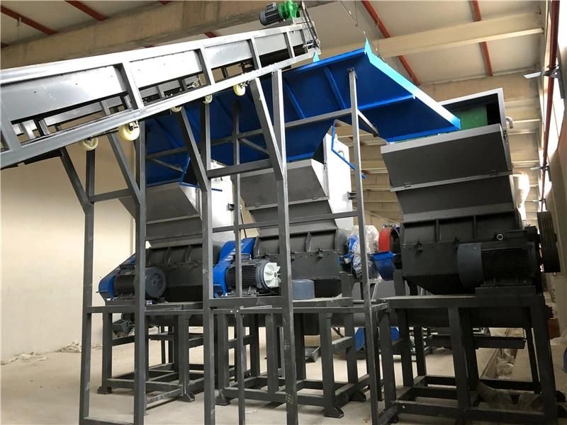 500kg/hr Waste PET Plastic Bottle Crushing Recycling Drying Production Line