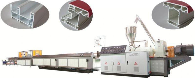 PVC/UPVC+ASA Co-Extrusion Window Profile Making Machine Plastic Window Machine