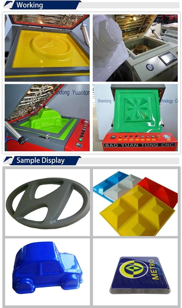 Plastic Sheet Vacuum Forming Machine 3D Acrylic vacuum Thermoforming Machine