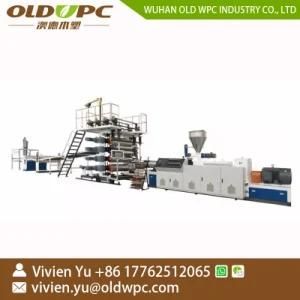 Spc Stone Plastic Compound Floor Sheet Production Line