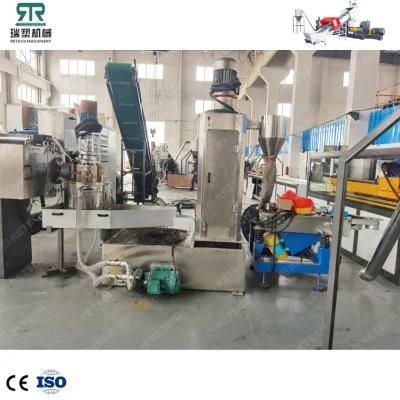 Waste Plastic Recycling Plant PP PE CPE HDPE Film Single Screw Pelletizing Line