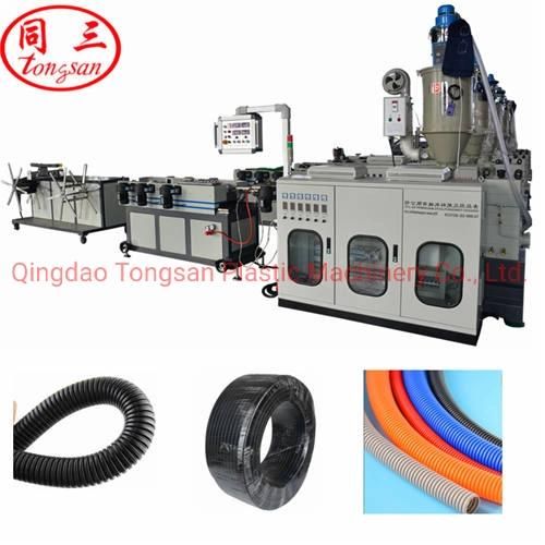 PP HDPE PVC Plastic Corrugated Pipe Making Machine