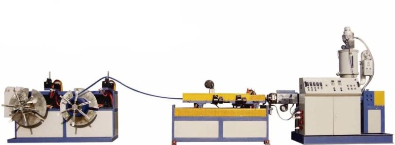 PE PP PVC Single Wall Corrugated Pipe Extrusion Line