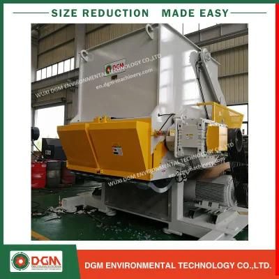 Size Reduction Plastic Shredding Machine with Single Shaft Shredder to Recycle PE