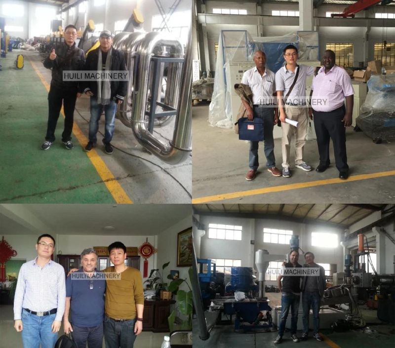 PE PP Film Two Extruder Granulation/Plastic Film Pelletizing Line/Plastic Recycling Machine Wasted PP PE Film Granulation and Production Line