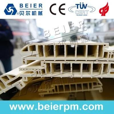 WPC PVC+PP+PE Plastic Wood Composite Flooring Profile Extrusion Line