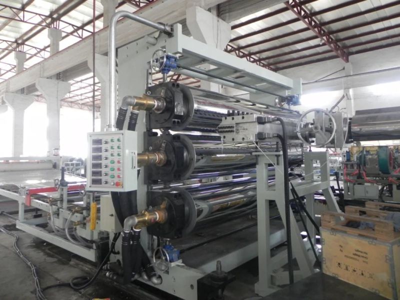 Plastic PP PE ABS PC PMMA Extruder Thick Board/Panel Sheet Making Machine