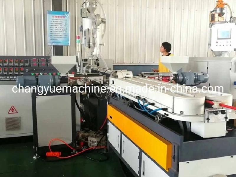 Low Cost of PVC Single Wall Corrugated Pipe Extruder Machine