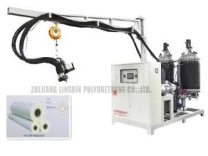 Polyurethane Pipe Insulation Filling Materials Foaming Machine