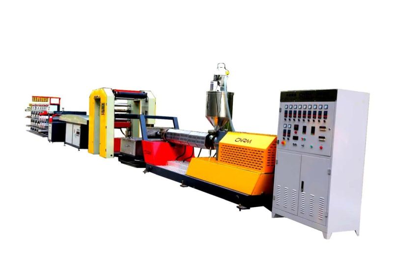 PP HDPE Flat Film Raffia Film Yarn Extruder