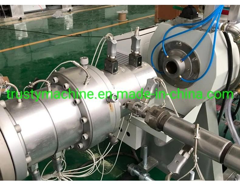 (Diameter From 280mm to 630mm) HDPE Water Gas Supply Plastic Pipe Tube Making Machine/Trusty New Type PE Plastic Making Machine