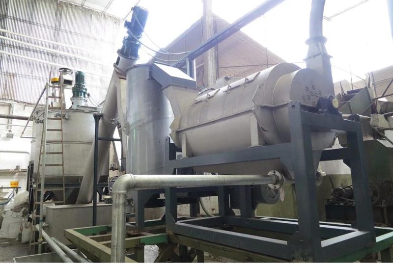 TL3000 Fiber Grade Plastic Flakes Hot Washing Plant