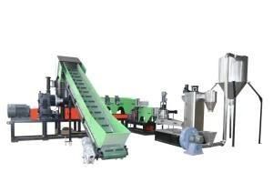 Double Stage Plastic Film Recycling Pelletizing Machine