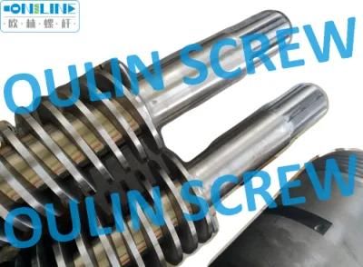 65/132 Twin Conical Screw and Barrel for PVC WPC Extrusion