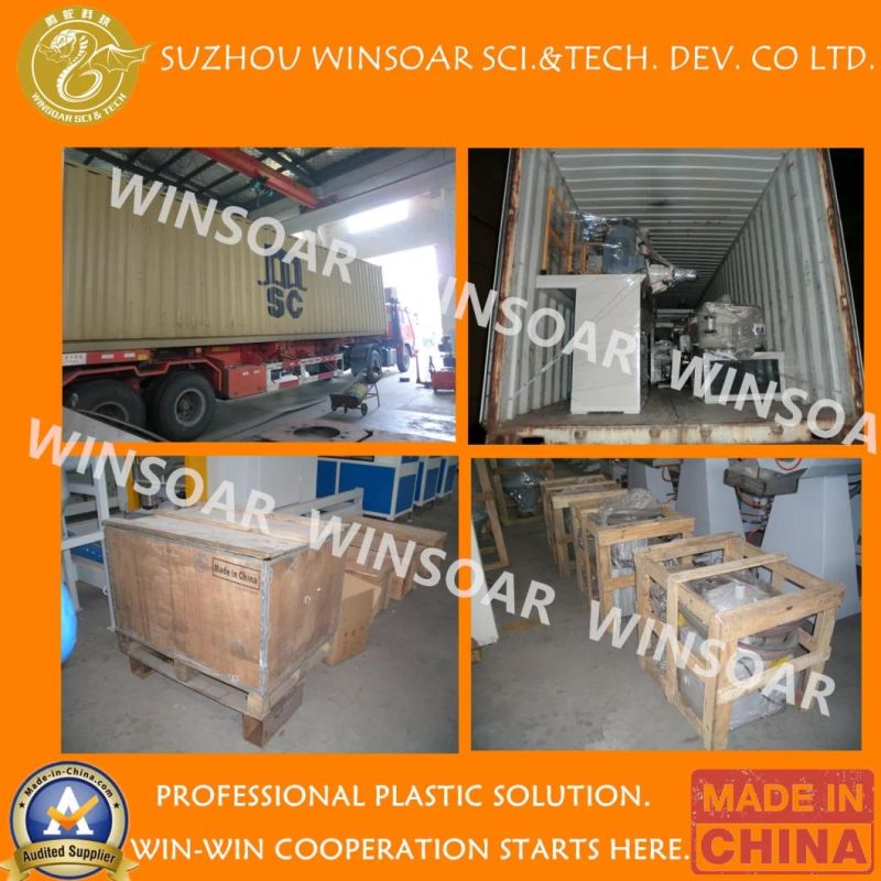 Plastic Recycling Washing Granulating Pelletizing Equipment for Large HDPE Drum Bucket