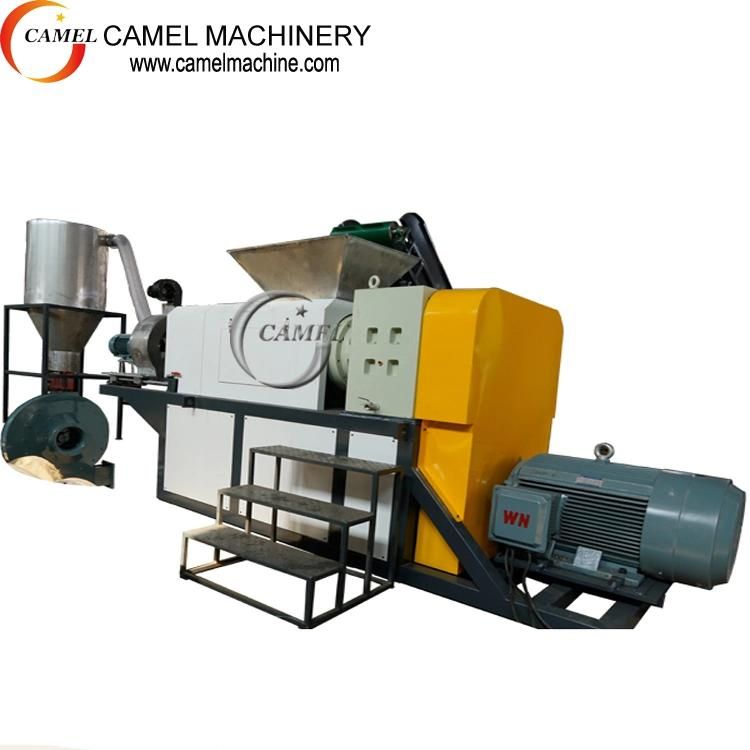 Waste Plastic Film Dewatering Extruder Machine/Wet Film Squeezing Drying Recycling Machine