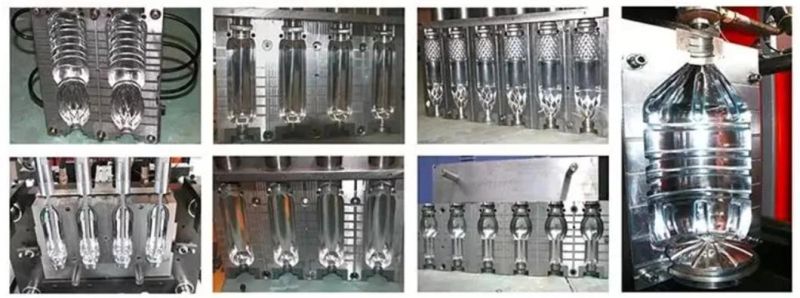 0.2L -2L 2 Cavities Pet Cosmetics Bottle Blowing Mould Machine