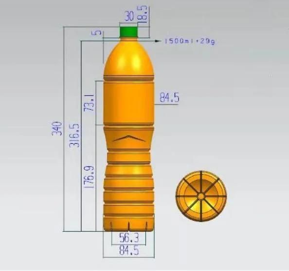 High Speed Full Servo 2L Blow Molding Machine