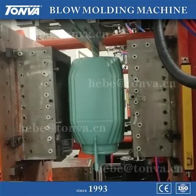 Tonva 60L HDPE Plastic Lubricating Oil Bottle Making Extrusion Blow Molding Machine ...