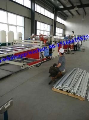 Production Line/ PVC Foam Skirting Board/ PVC Rigid Foam Board Making Machine
