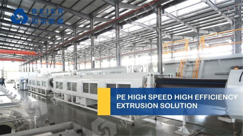 PE/PP Vacuumforming Sheet Extrusion Extruder Machine for Pipe Making Made in China