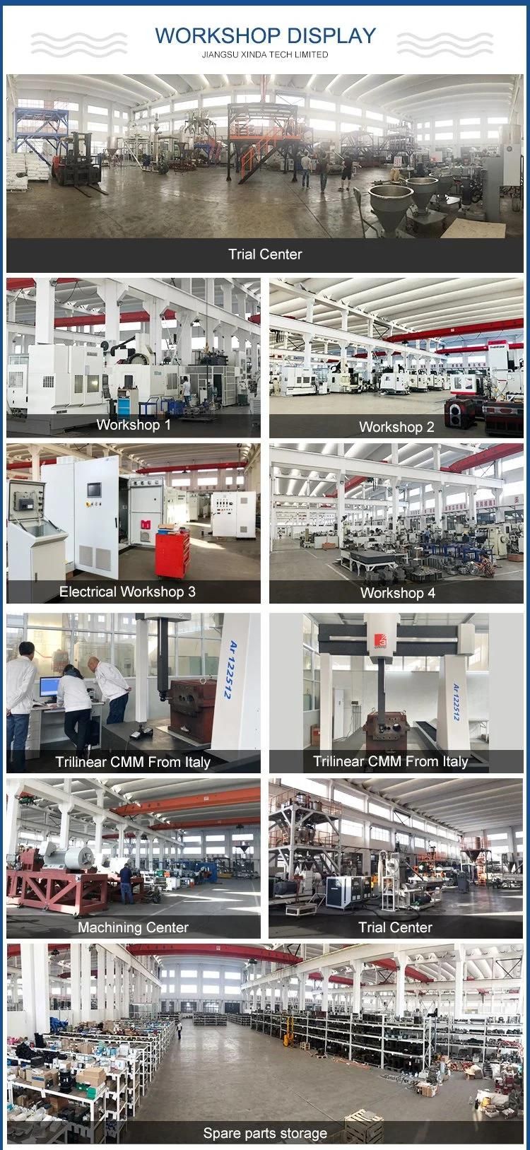 Plastic Granulated Extrude Machine Twin Screw Compounding Extruder for White Color Masterbatch