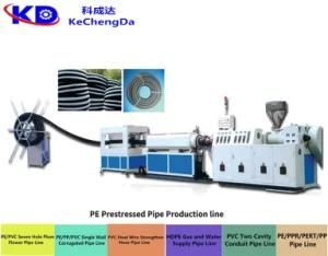 Plastic PE Prestressed Pipe Production Making Machinery