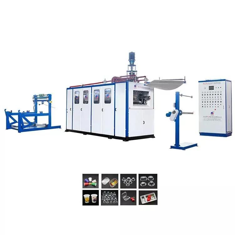 Yc-750 Disposable Thermoforming Plastic PP PE Cup Making Machine Automatic From China
