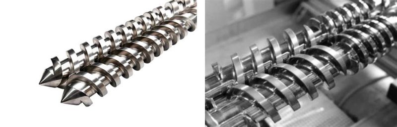 PVC Twin Chromed Screw and Barrel for Extruder Tube Pipe