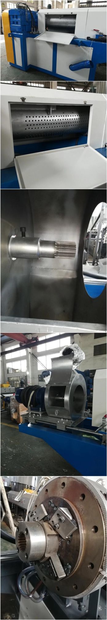 Plastic PP PE Film Squeezer Dewatering Machine Easy to Increase The Yield of Subsequent Pelletizing Production