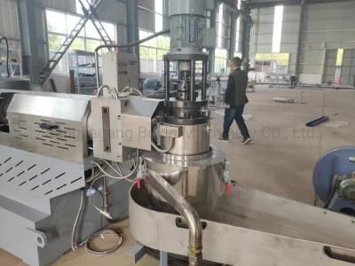 Recycled Plastic Polyethylene Granules Pellets Granulating Making Machine