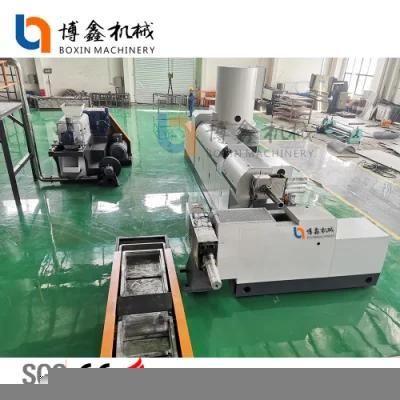 Plastic Film Flakes PP PE Recycled Granule Plastic Extruder Machine