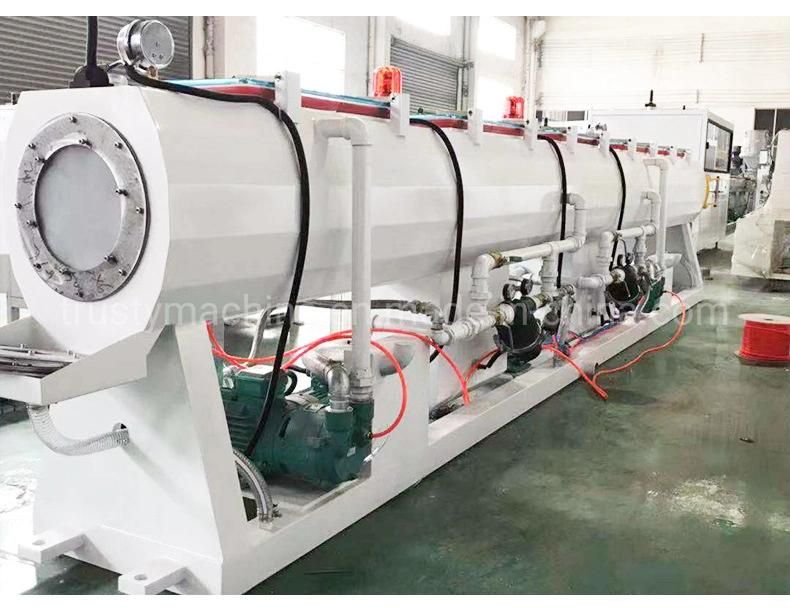 110mm-450mm Three Layers Co-Extrusion PE Pipe Production Line Plastic Pipe Machine