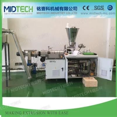 PVC Pelletizer Machine Hot Cutting Granule Extruding Line