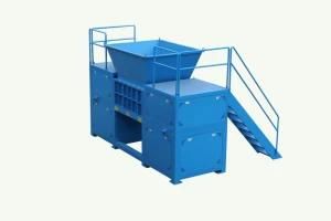 Four Shaft Electric Cable Furniture Wood Shredder Mobile