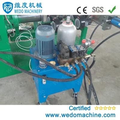 HDPE PP PE Crushed Washed Flakes Plastic Pelletiizng Machine