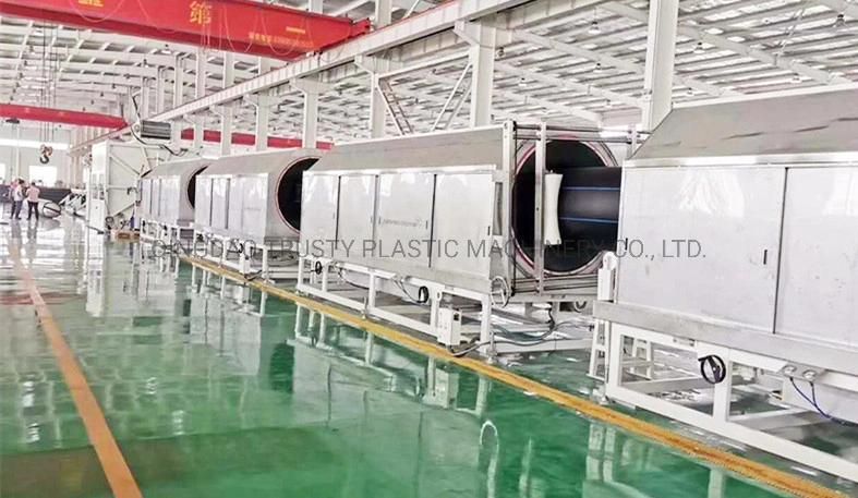 Custom Automatic PE / HDPE Water Pipe Extruder Production Machine with High Capacity