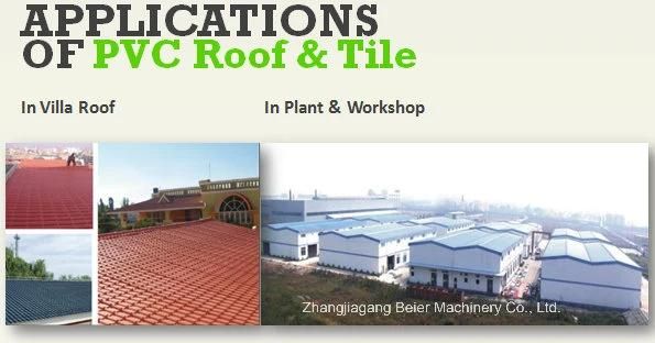 PVC+PMMA/Asa Plastic Corrugated Roof/Sheet Tile Extrusion Line